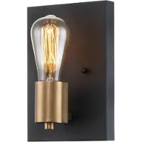 HINKLEY Applique murale Silas, laiton vieilli, 1xE27x60W, métal, dimensions : 22,5 x 15 x 10,8 cm, IP20, Quintiesse