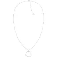 Tommy Hilfiger Minimal Hearts Collier, (Acier inoxydable, 50 - 55 cm)