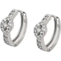 NAEMI Boucles d'oreilles argent / transparent