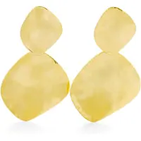 Luxenter Boucles D'oreilles Luxenter Hamada Finition Or Jaune 18 Cts