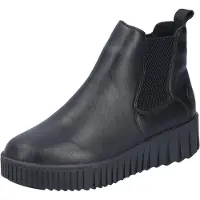 Rieker Damen Chelsea Boots Schwarz