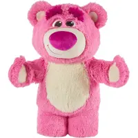 Disney Pixar Peluche Disney Pixar Toy Story Lotso avec son, ours en peluche d'environ 35 cm, bourdonne, trille et glousse, JDG82