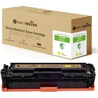G&G Toner de rechange HP, Canon 125A, 128A, 131X, 716Y, 731Y Compatible jaune 1 (Y)