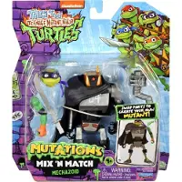 Playmates Figurka akcji Mechazoid TMNT 12 cm - Mix 'n Match z Donnie'm i Mikey'em