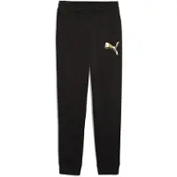 Puma Pantalon de sport 'Ess' or / noir