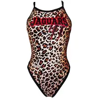 Turbo Leo Print Swimsuit Noir 2XL Femme
