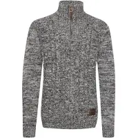 !Solid Pull-over 'Pankraz' gris chiné