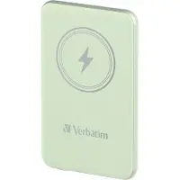 Verbatim Charge 'n' Go Magnetic Wireless Power Bank 5000 Green