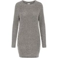 Noisy May Robes en maille 'NMSiesta' gris