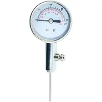Softee Pro Pressure Gauge Argenté