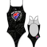 Turbo New Zealand Shield Swimsuit Bleu L Femme