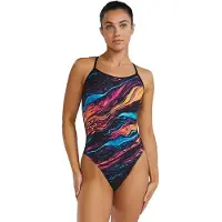 Tyr Durafast Elite Trinityfit Magmata Swimsuit Noir 30 Femme