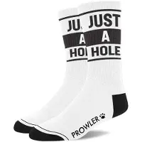 Prowler Hommes, Chaussettes, Just A Hole Socks - White/Black, Blanc, Noir, Multicolore, (Une unité par pack, 39 - 45)