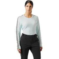 Helly Hansen Lifa Active Stripe Crew Long Sleeve Base Layer Gris L Femme