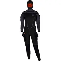 Apeks Thermiq Adv 8/7 Mm Woman Diving Wetsuit Noir MT Femme