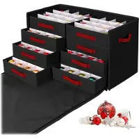 Relaxdays Weihnachtskugel Aufbewahrungsbox