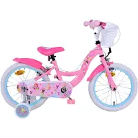 Volare Vélo enfant Disney Princess, 16 pouces, sans frein à rétropédalage