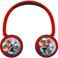 OTL TECHNOLOGIES Super Mario Mario Kart Casque Avec fil &sans fil Arceau Jouer Bluetooth Rouge