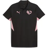 Puma Palermo Evostripe Short Sleeve Polo Noir M Homme