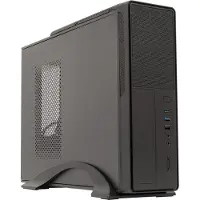 UNYKAch 52084 Boîtier tour PC Noir Noir One Size