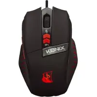 Konix Drakkar Runemaster Souris de jeu noire noire One Size
