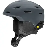 Smith - Casque de ski/snowboard - Descend MIPS Matte Slate / Black - Taille 51-55 cm - Gris