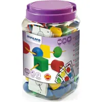 Miniland Enatable Forms 100 Units Multicolore Enfants