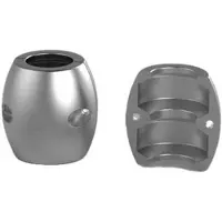 PLASTIMO Anode en zinc 35 mm argent Argent Taille unique