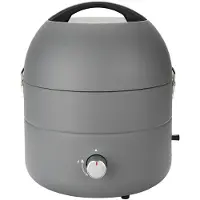 TAINO Grill-to-Go Barbecue à gaz portable Barbecue de camping Barbecue sphérique Gris