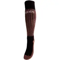 Helios Merino One 60, chaussettes de ski, 2 paires, marron