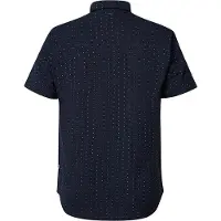 Petrol Industries M-1020-sis436 Aop Short Sleeve Shirt Bleu M Homme