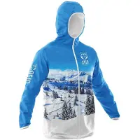 Otso Veste Snow Forest Bleu L Hommes,Femmes Bleu L