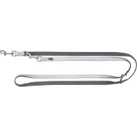 Trixie Premium Reflect adjustable lead, M–L: 2.00 m/20 mm, graphite (L, M, Chien)
