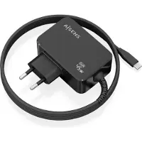Aisens Chargeur gan de wall asch-1pd45wl032-bk/ 1xusb typ-c + câble 1.8m/ 45w