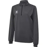 Hummel Sweat de sport gris foncé / blanc