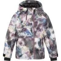 2117 of Sweden Kidden, veste de ski, junior, aop grape