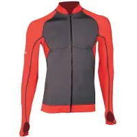 BEUCHAT Atoll 2 Mm Long Sleeve Full Zip Rash Guard Rouge XS Homme