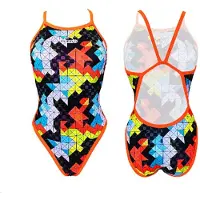 Turbo Flexie Swimsuit Orange 2XL Femme