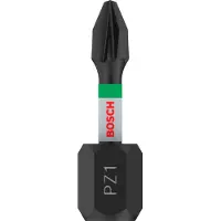 Bosch Embout de vissage torsion impact PZ1 25?mm - 2 pi?ces
