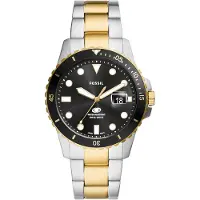 Fossil Montre Fossil - Hommes - Fs6031 - Acier Inoxydable Multicolore - Etanche 10 Atm