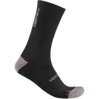 Castelli Chaussettes Venti Soft Merino Noir Gris, Taille L/XL