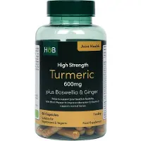 Holland & Barrett Curcuma Forte avec Boswellia et Gingembre, 600mg - 90 gélules végétales