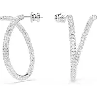 Swarovski Boucles d'oreilles argent / transparent