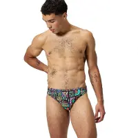 Speedo Print Beachstar 2´´ Swimming Brief Multicolore UK 30 Homme