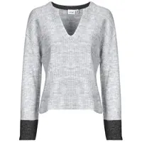 Vila Pull VIALVA V-NECK femmes - Gris - EU XS