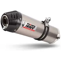 MIVV Oval Bmw R 1200 Gs/adventure 2008-09 B.004.lnc Homologated Slip On Muffler Argenté Homologated