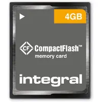 Integral - Carte mémoire flash - 4 Go - CompactFlash