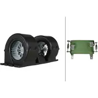 Hella Ventilateur d'habitacle 24 V 276 W 2 pôles pour MERCEDES-BENZ ACTROS