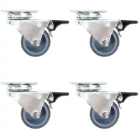 vidaXL Tente de réception pliable avec 2 parois 3x3 m Acier Blanc