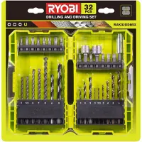 Ryobi Coffret empilable de 32 accessoires Perçage mixte - Vissage - Vissage RAK32DDMIX